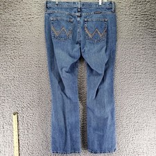 Wrangler Jeans Womens 11/12 X 30 Blue Cowgirl Cut 100 Cotton Bootcut