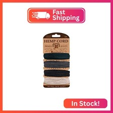 Hemptique Hemp Cord Card Ideal for Sustainable Crafting Versatile Use - Non-To