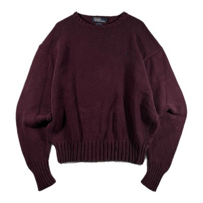 Vintage Polo Ralph Lauren Men's Crewneck Pullover Heavyweight Sweater (Large)