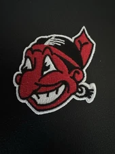 Retro Vintage Chief Wahoo Cleveland Indians Embroidered Logo Patch NEW-OLD STOCK
