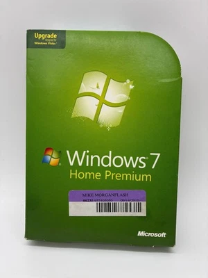 Microsoft Windows 7 Home Premium Upgrade Retail DVD 32 & 64-bit With Manual - Image 1 of 4