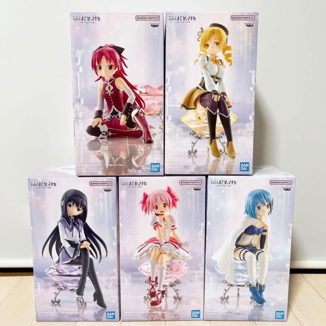 Juego de figuras Madoka Magica Madoka Homura Mami Kyoko Japón Banpresto Sayaka 1