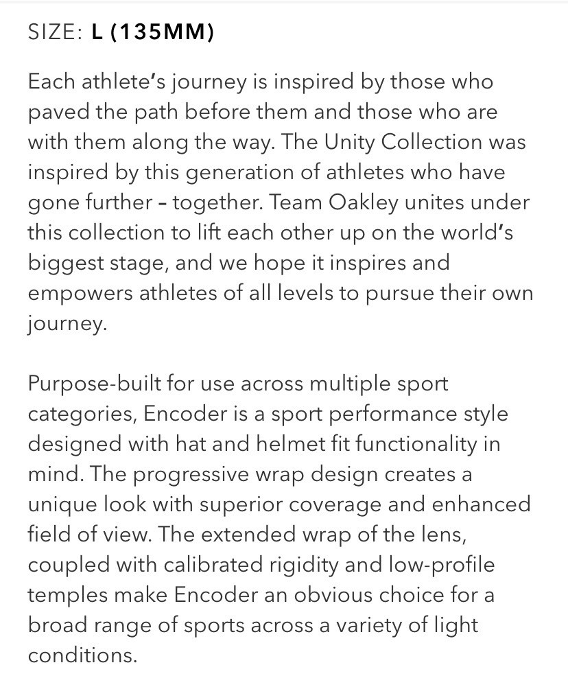 Oakley Encoder-‘Unity Collection”/Limited Edition* - image 10