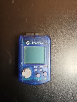 OEM Sega Dreamcast HKT-7000 VMU PARTS ONLY Display Works/SHORTS OUT Controller
