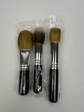 bareMinerals Bare Escentuals Brush Set Handy Buki Soft Focus Flawless Face New