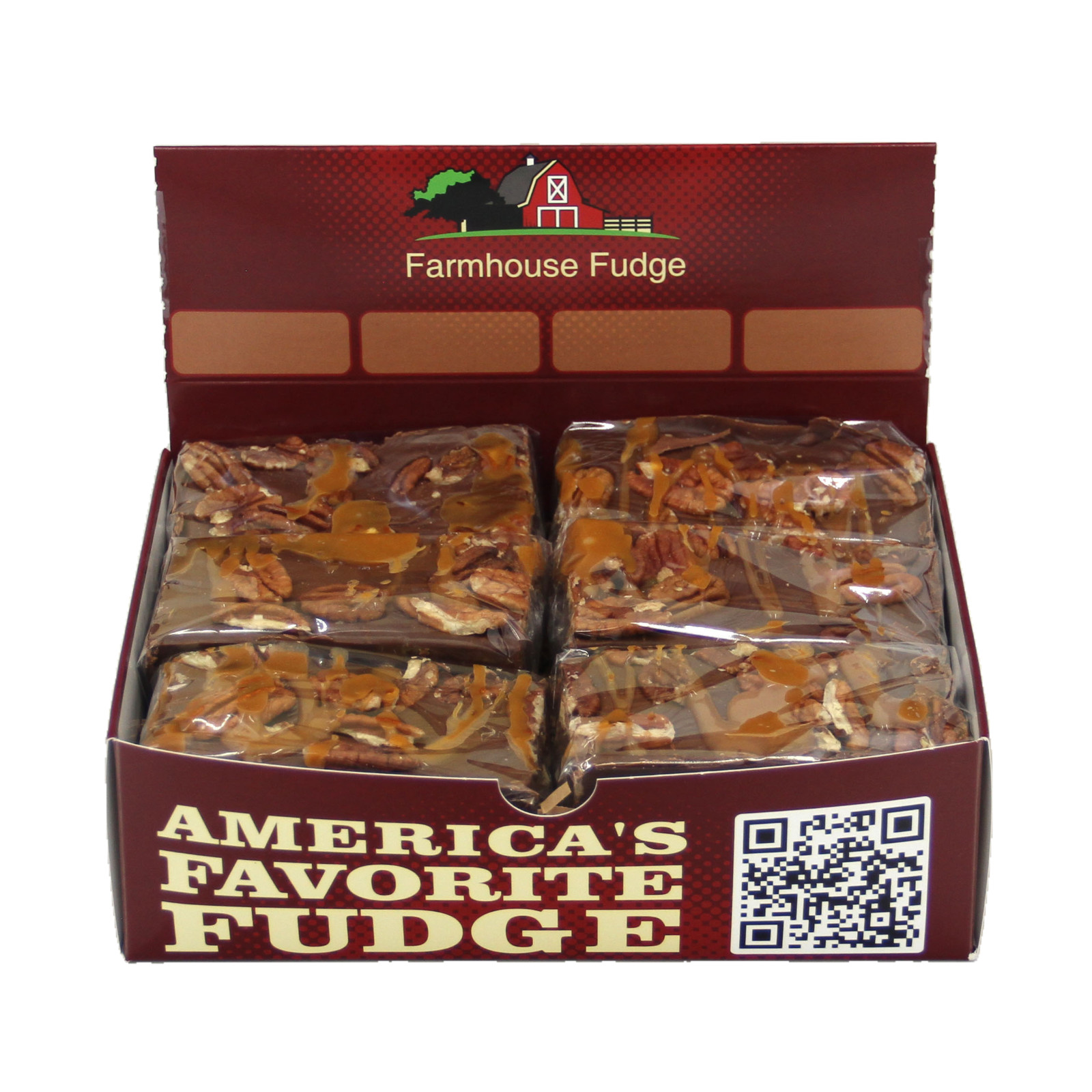 Farmhouse Fudge – Gourmet Fresh Fudge Candy Box – Choose 1, 2, 3, or 6 Piece