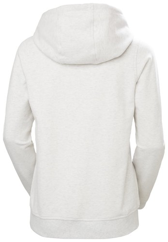 Helly Hansen Women's Standard HH Logo Hoodie, 823 Nimbus Cloud Melange, Medium - Picture 2 of 6