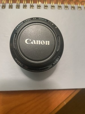 Canon EF 50mm F/1.8 STM Prime Lens - Black mint condition fixed lens portrait