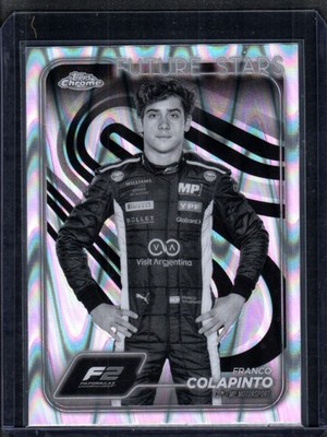 2024 Topps Chrome Formula - Future Stars - Franco Colapinto (RC) #24 B/W Raywave