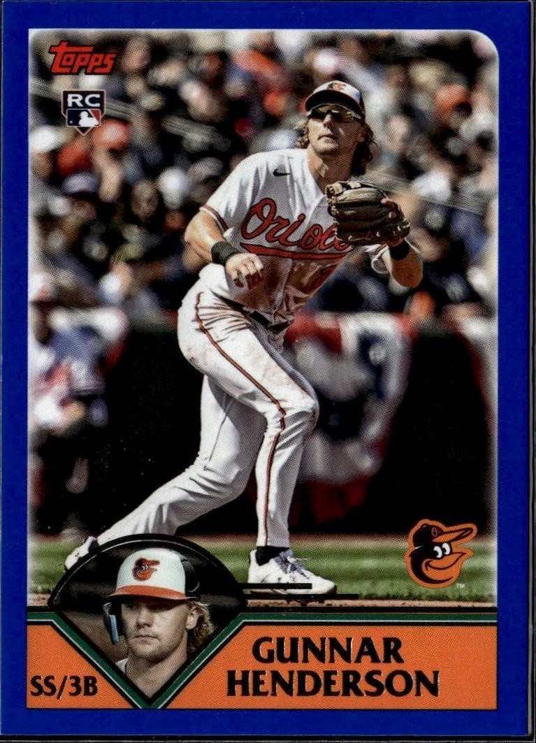 2023 Topps Archives #202 Gunnar Henderson Rookie Card RC Orioles