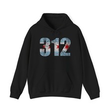 Chicago 312 Hoodie, Cozy Sweatshirt for City Lovers, Gift for Friends