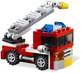 Lego 5865 & 6911, Mini Dumper & Fire Truck, Creator 3-in-1, both 100% complete