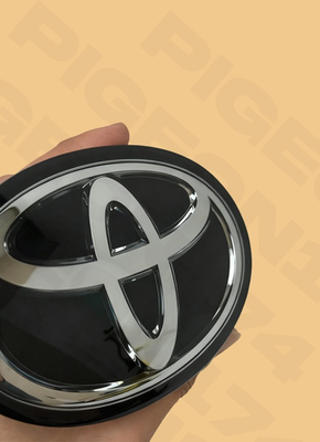 #ad Front Grill Emblem For Highlander 2016 2019 Black Chrome Badge Cover 53141 42020 $34.29