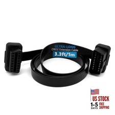OBD2 Extension Cable Low Profile OBD-II 16-Pin Male to Female 3.3ft/1m