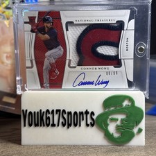2022 Panini National Treasures Logo #’d/99  Connor Wong #147 Auto Red Sox