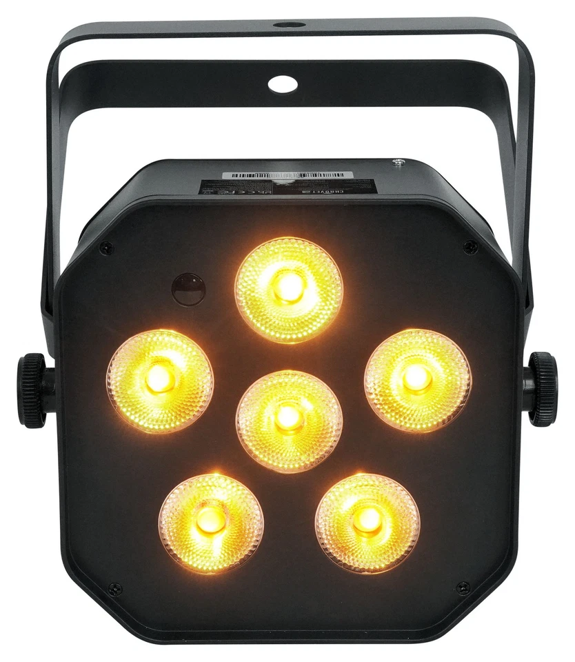 2) Chauvet DJ EZLink Par Q6BT ILS RGBA Bluetooth Rechargeable Wash Up-Lights+Bag - Image 3 of 4