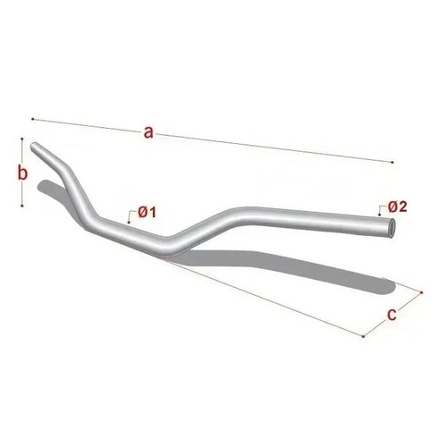 Harley Davidson Touring Softail Fat Boy Dyna Lenker Drag bar schwarz 1,25" - Picture 10 of 11