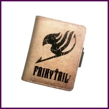 Anime Fairy Tail Men's Folding Wallet Card Holder PU Leather Short Purse