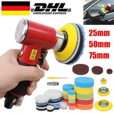 75mm Mini Exzenterschleifer Druckluft Schelifer Mahlen Auto Poliermaschine-Set