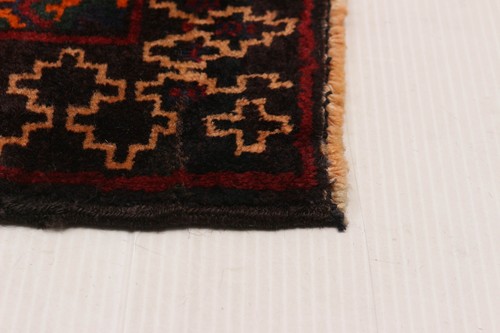 Vintage Hand-knotted Runner Rug 3'8" x 7'1" Traditional Wool Carpet - Picture 5 of 9