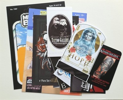 Star Wars Celebration Orlando 2017 Ink Fusion Tattoo Cards Stickers Lot Of 19