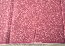 Vintage Pink Floral Cotton Fabric Springs Ind. 5 yards  2 pieces 2.5 yards ea