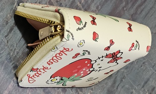 Sanrio Hello Kitty Strawberry Wallet + True Religion Perfume Sample + Lip Gloss+ - Picture 4 of 12
