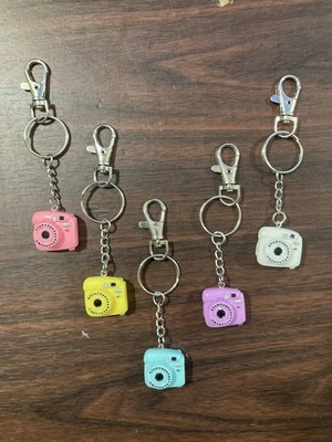 Dollhouse Kids Teens Backpack Purse Accssry 1 Random 4.5'' Key Chain Camera Charm
