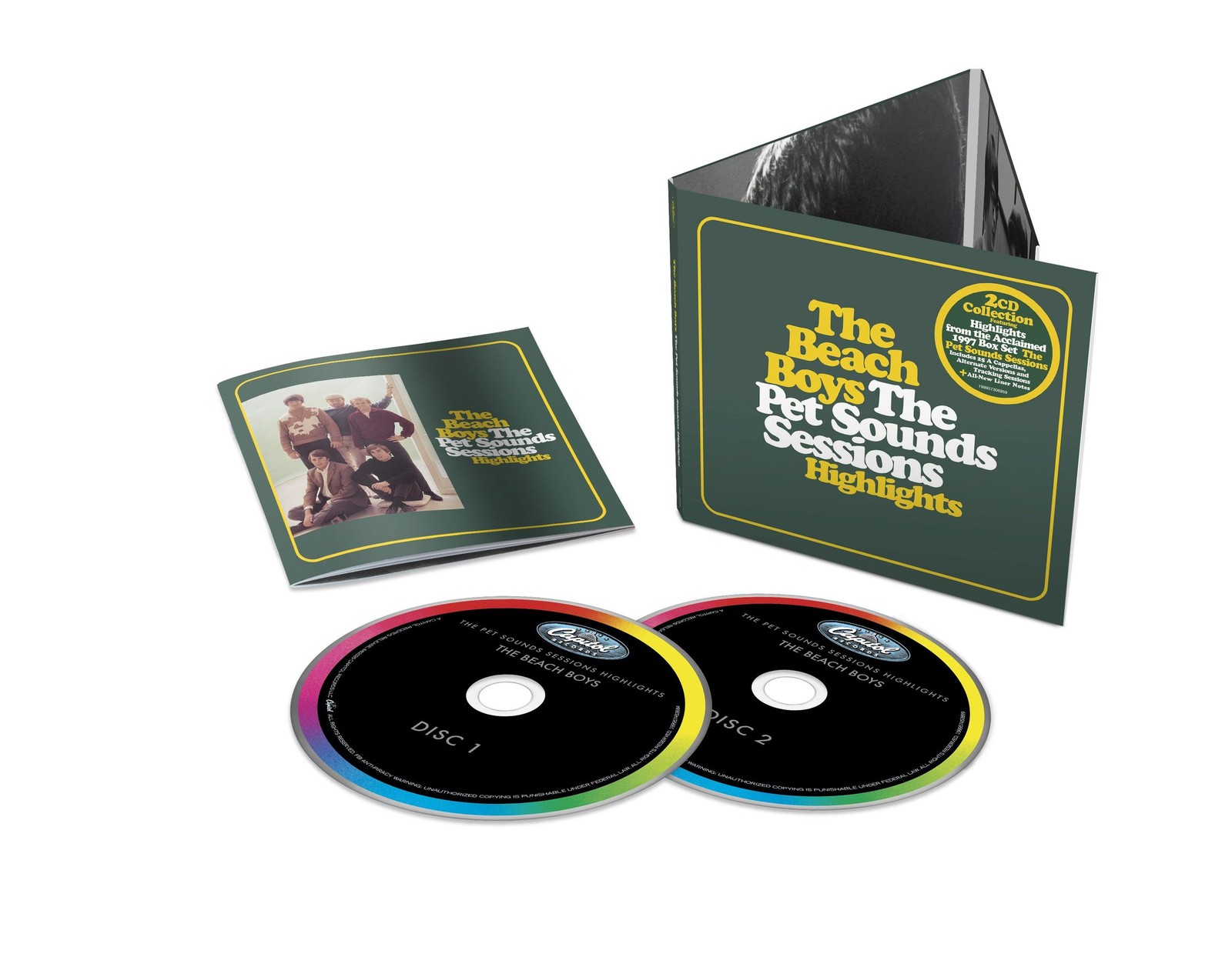 Beach Boys The The Pet Sounds Sessions Highlights 60th Anniversary 2CD Set