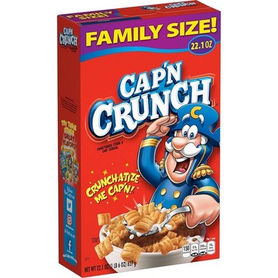 Capn Crunch Cereal Original 221oz Box