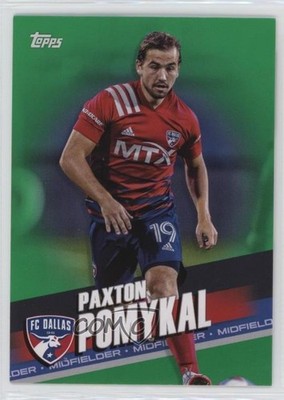2022 Topps MLS Green /75 Paxton Pomykal #70 0eq8