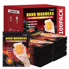 100 Pack Hand Warmers Disposable - Up to 15 Hours of Heat - Super Long Lastin...
