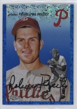 2023 Chrome Platinum Anniversary Blue Mini-Diamond Refractor Robin Roberts 10t9