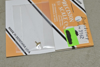 #ad HO steam locomotive PARTS brass Precision Scale 3162 distributing valve $3.00