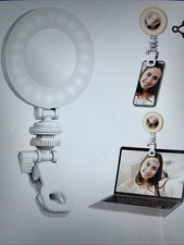 Led Video Light, Rechargeable Selfie Light With Clip