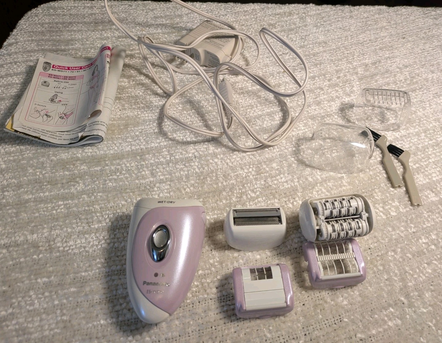 Panasonic ES-WD51 Ladies Wet/Dry Epiglide Razor - Used - Read