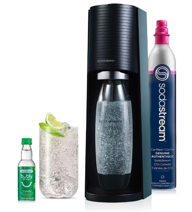 SodaStream Terra – Sparkling Water Maker with CO2, DWS Bottle & Bubly Drop