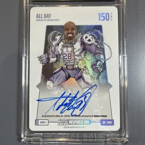 2025 Bo Jackson Battle Arena Adrian Peterson Auto Steel ADPA-7
