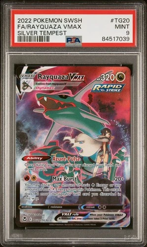 Rayquaza VMAX TG 20/30 Swsh12: Sword & Shield Silver Tempest PSA 9