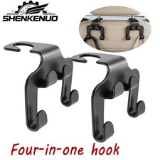 Four-in-one Car Seat Back Headrest Hook Hanger Holder Hook for Bag Purse Grocery