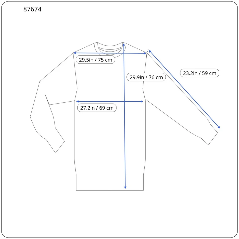 Calvin Klein Sweatshirt Homme XL Noir Col Rond Brodé Logo Manches Longues - Photo 3/4