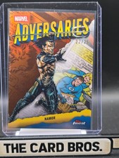 2026 Topps Finest Fantastic Four Adversaries Orange Refractor Namor #22/25