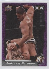 2022 Upper Deck AEW All Elite Wrestling Purple Pyro /199 Anthony Bowens #49 0o4e