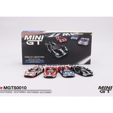 MINI GT 1/64 Ford GT LMGTE PRO 2019 Le Mans 4-Car Set Chip Ganassi Ltd 3000
