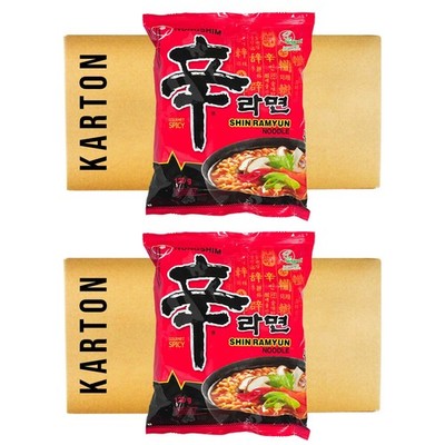 40x120g Nong Shim Shin Ramyun Instant Nudelsuppe Shin Ramyun Ramen Nudeln