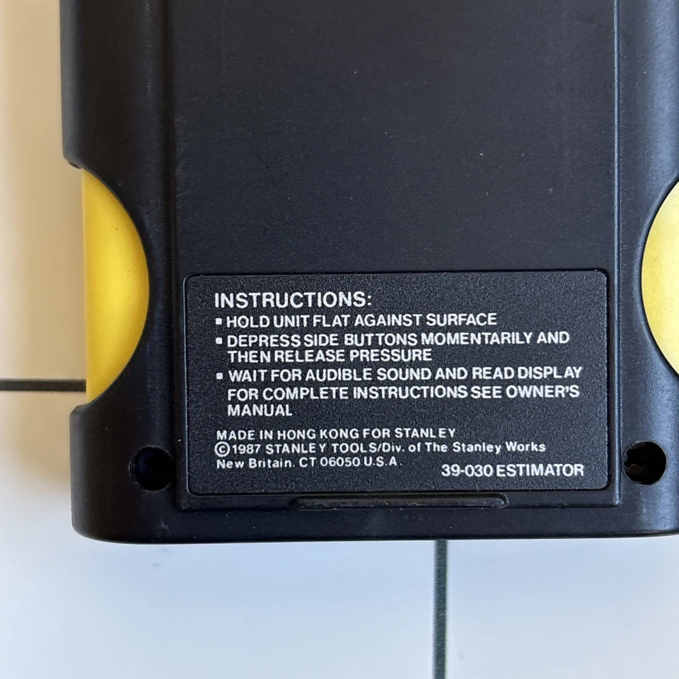 Stanley 39-030 Estimator - Ultrasonic Measuring Tool - Imagen 3 de 4