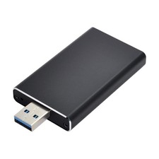 Mini PCIE mSATA to USB 3.0 External SSD PCBA Converter Adapter With Case