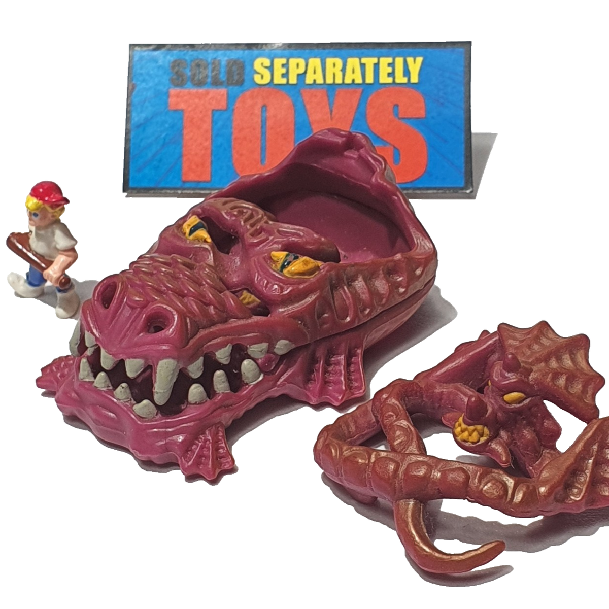 Mighty Max Monster Heads IMPERIAL DRAGON & SAMURAI SERPENT playset