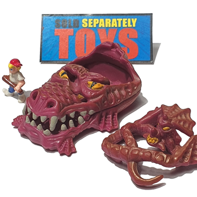 Mighty Max Monster Heads IMPERIAL DRAGON & SAMURAI SERPENT playset