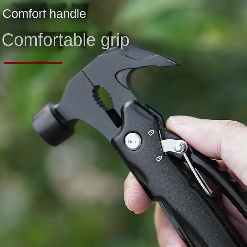 10-in-1 Multi Tool Survival Axe with Hammer & Plier for Camping